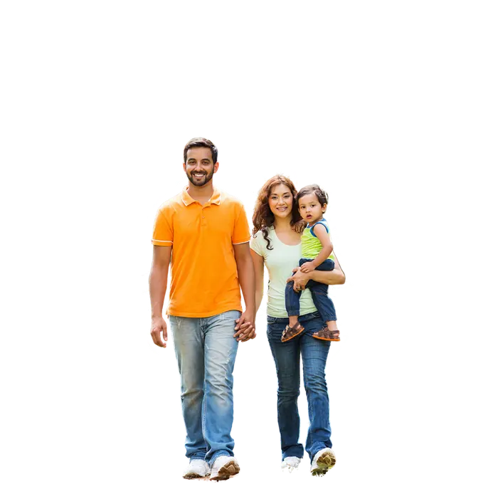 A family walking together