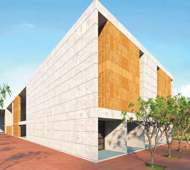 Modern institutional building